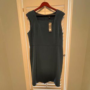 Ann Taylor Teal Sheath Dress